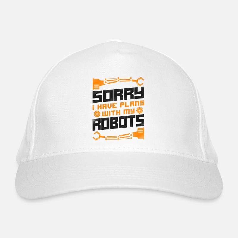 Robot Robotics Engineer Vintage Organic Baseball Cap
