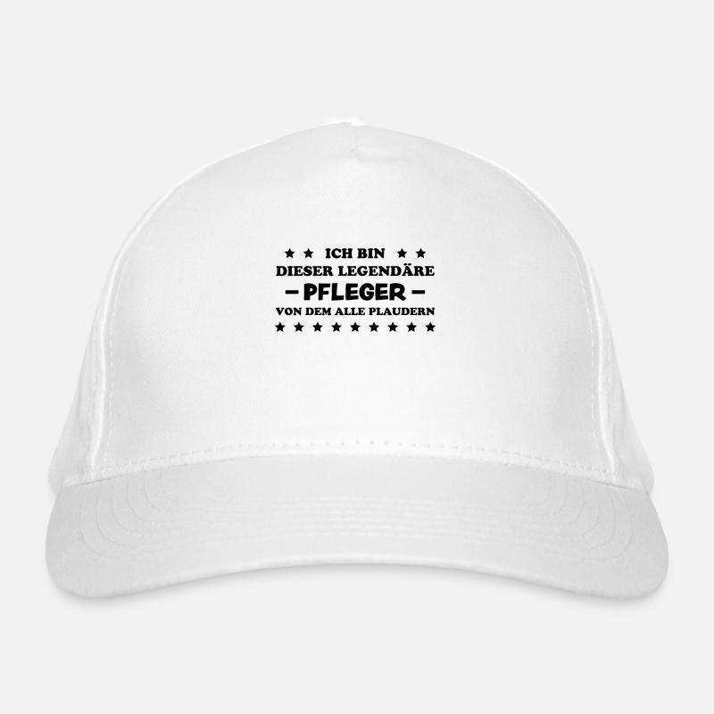Pfleger Lustiger Spruch Job Altenpfleger Geschenk Bio-Baseballkappe
