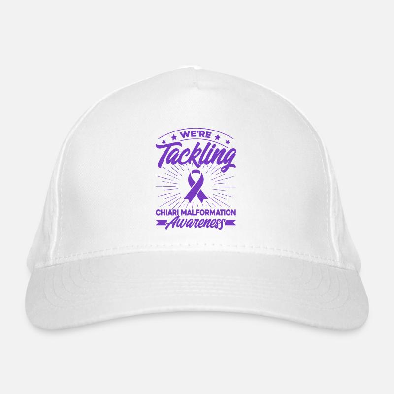 Purple Bow Chiari Malformation Support Ch Casquette classique bio