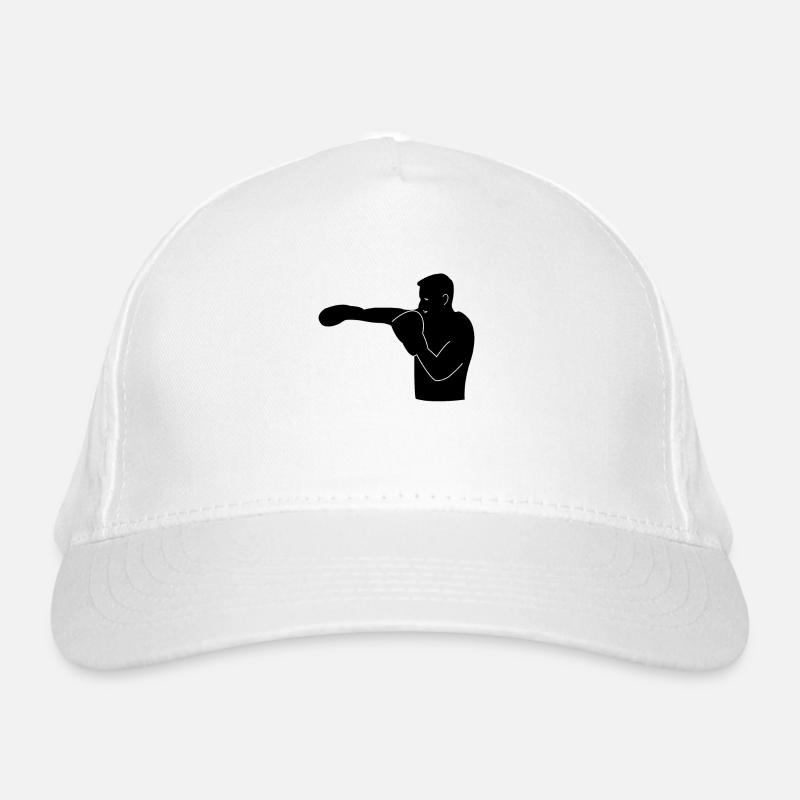 Boxer Silhouette Bio-Baseballkappe