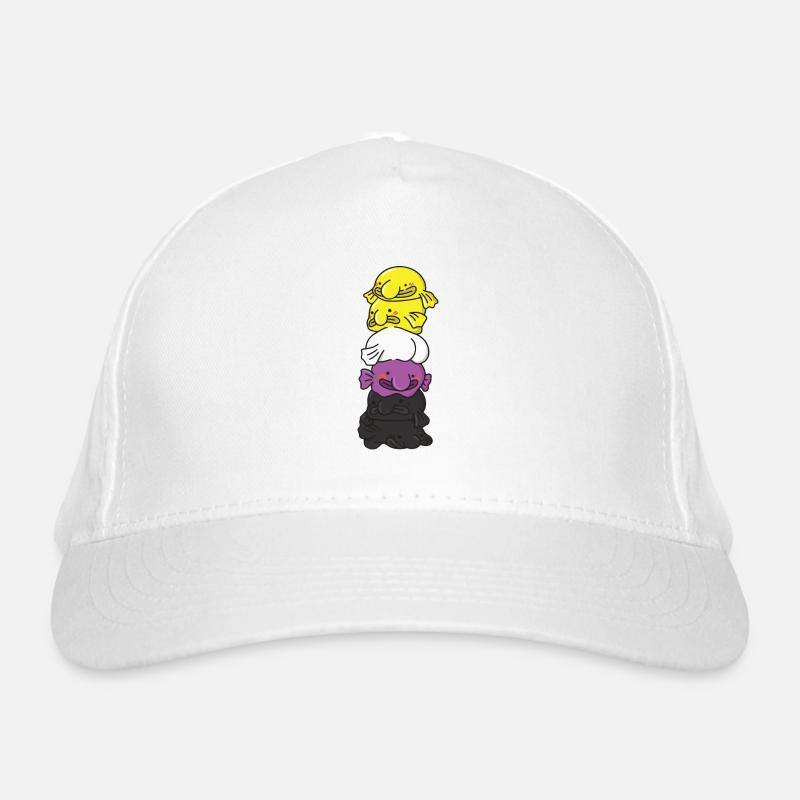 Nonbinary Flag Non Binary Pride LGBTQ Blobfish Organic Baseball Cap