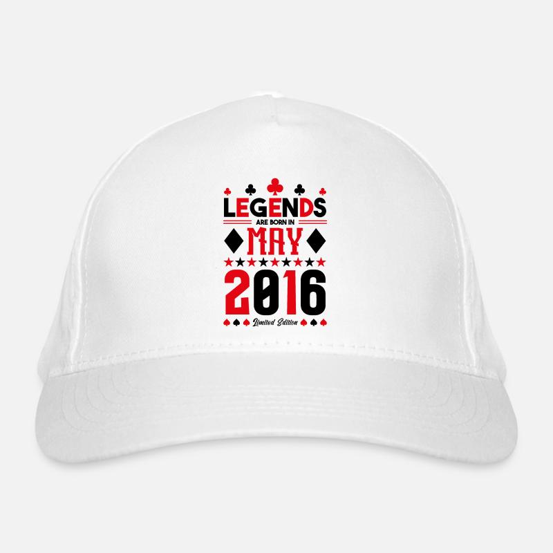 Geburtstagsgeschenk Mai 2016. Kartenspiele . Mai Bio-Baseballkappe