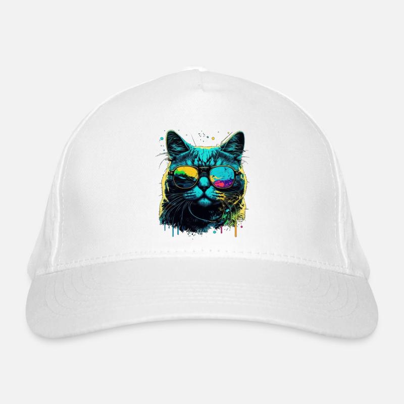 Chat cool Casquette classique bio
