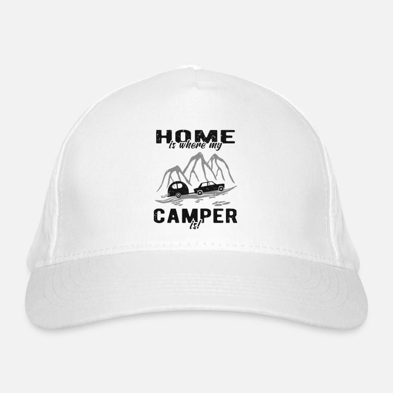 Camping Camper Caravane Casquette classique bio