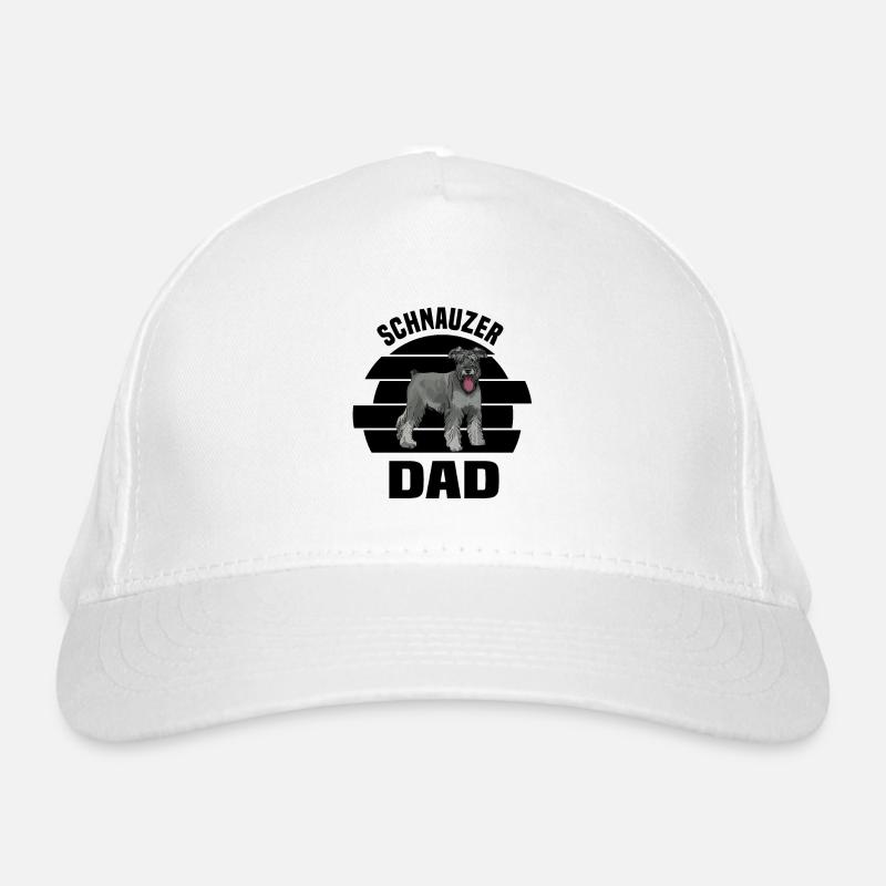 Race de chien Schnauzer Casquette classique bio