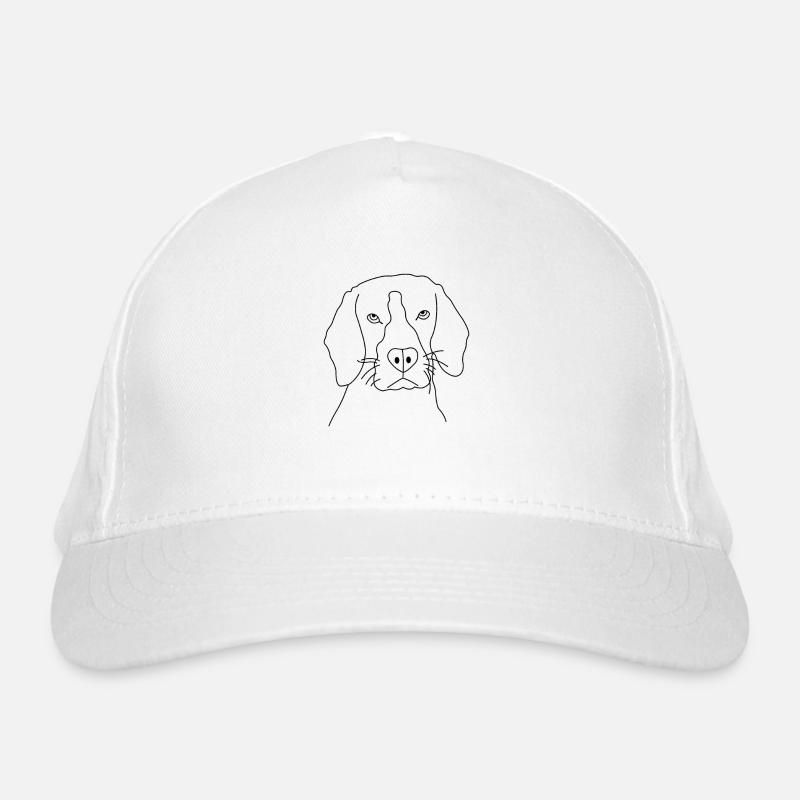 Dog hand drawn Organic Baseball Cap