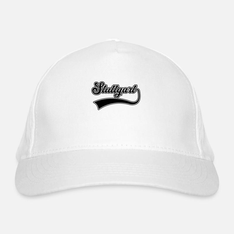Stuttgart Schriftzug Bio-Baseballkappe
