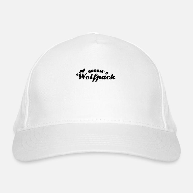 Bräutigam`s Wolfsrudel Bio-Baseballkappe