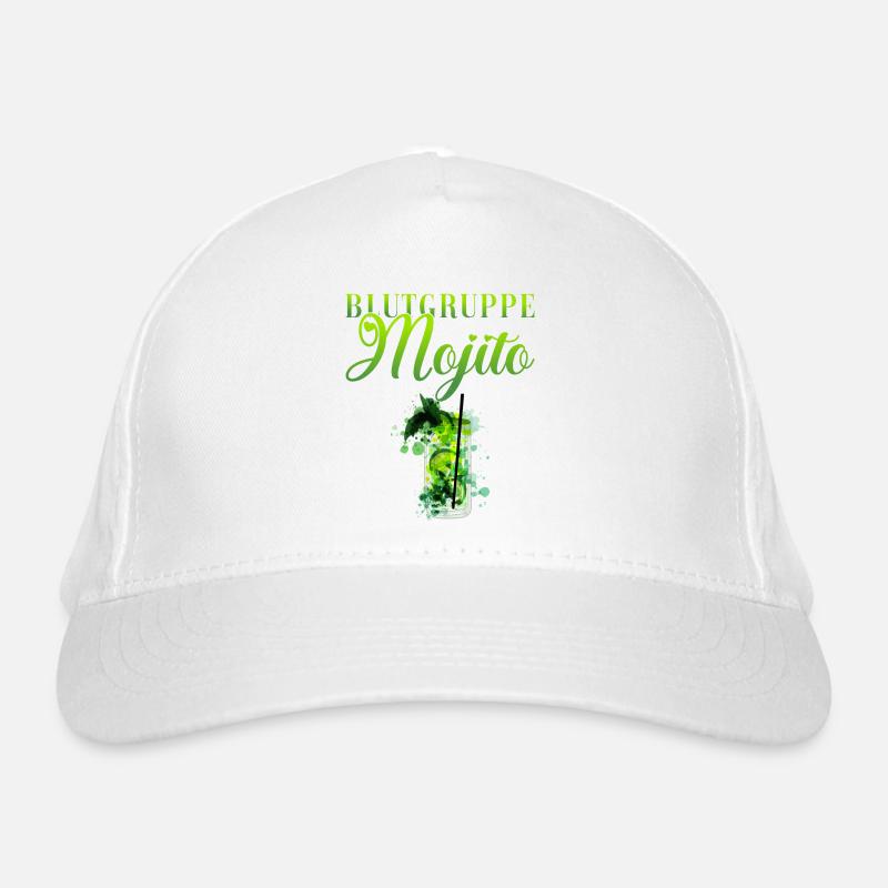 Blutgruppe Mojito Barkeeper Bio-Baseballkappe