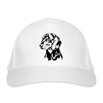 Schwarzwildbracke Portrait Hunde Jagdhund Wilsigns - Bio-Baseballkappe - Weiß - Vorne