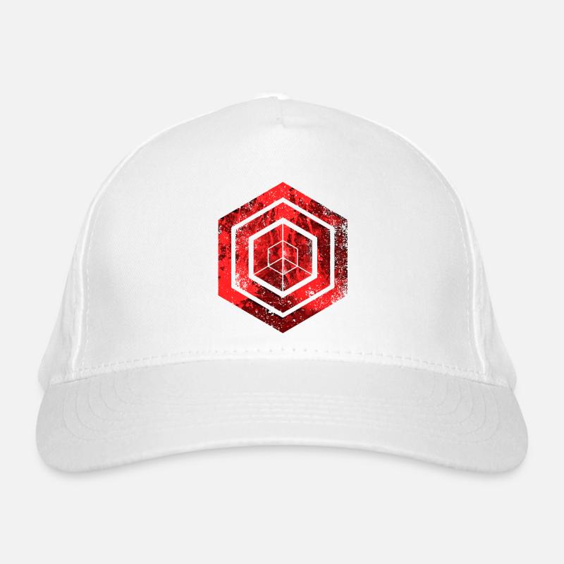 hexagon programming programmer coding geometric Organic Baseball Cap
