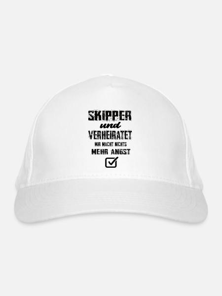 Skipper - Bio-Baseballkappe - Weiß