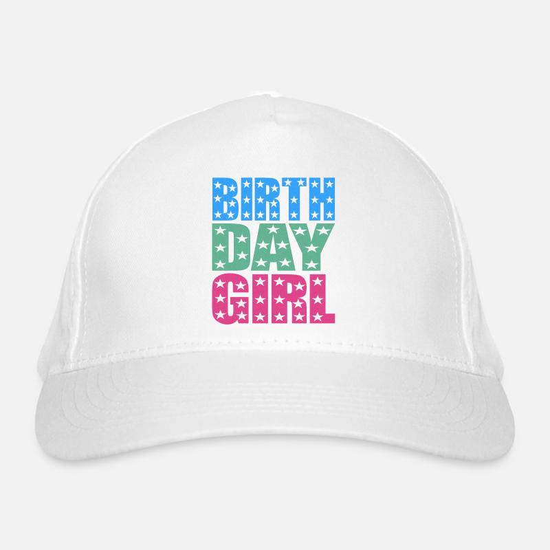fille d’anniversaire Casquette classique bio