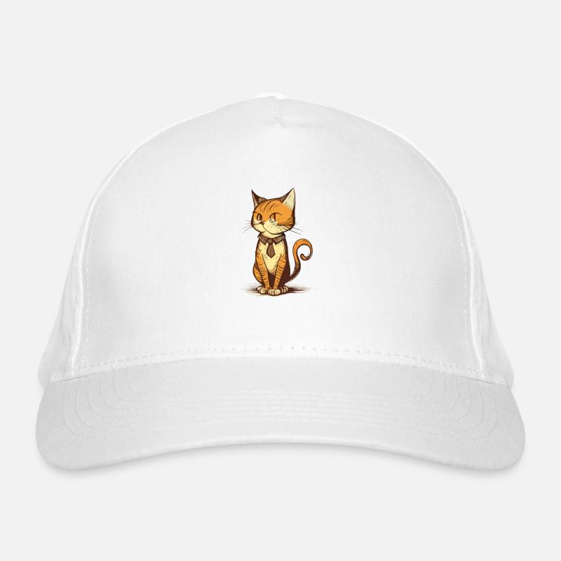 Dessin animé de chat mignon Casquette classique bio