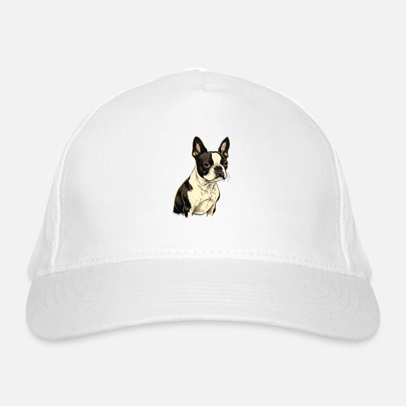 Boston Terrier Organic Baseball Cap