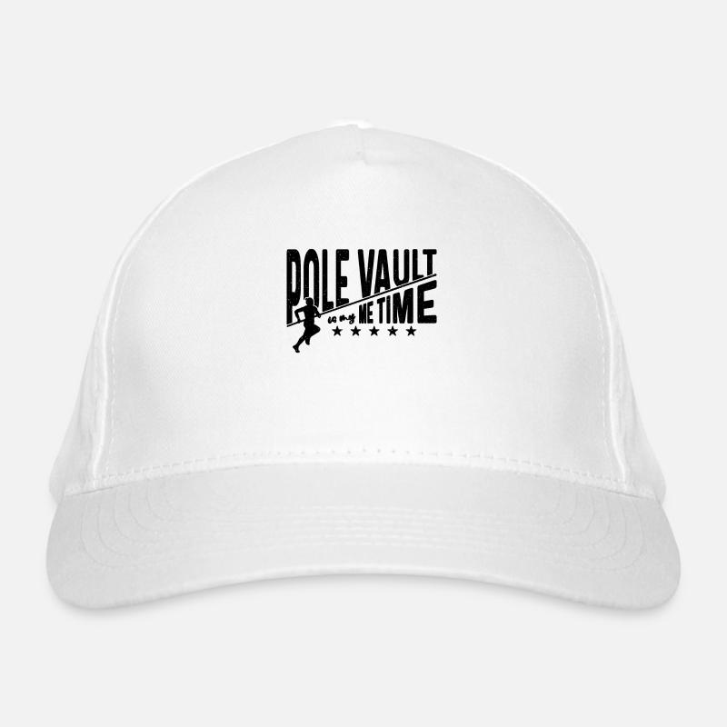 Le saut à la perche est mon saut à la perche en saut en hauteur Casquette classique bio