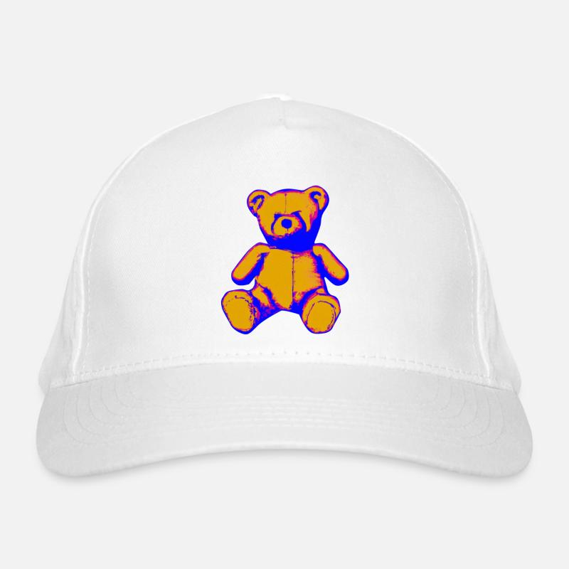 Teddy bear in style Organic Baseball Cap