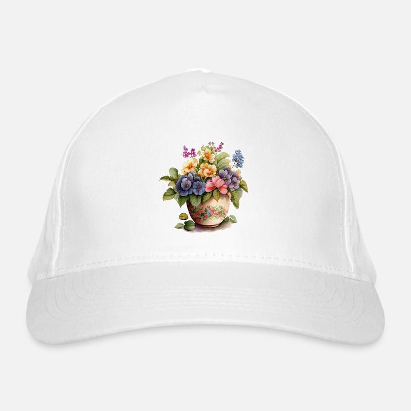 Pot de fleurs vintage Casquette classique bio