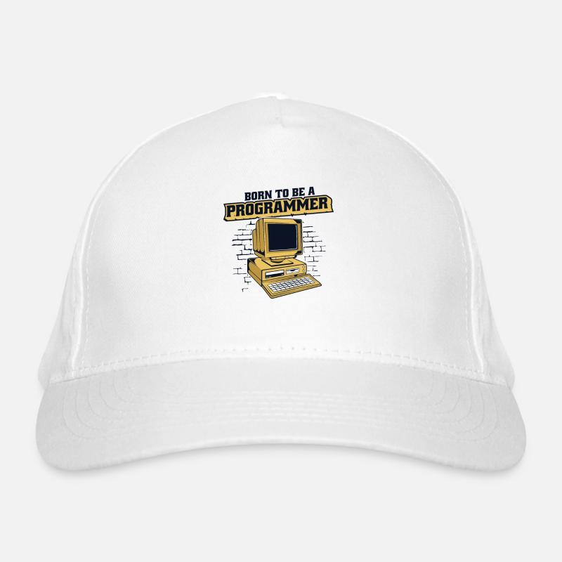 Born To Be A Programmer Developer Coder Bio-Baseballkappe