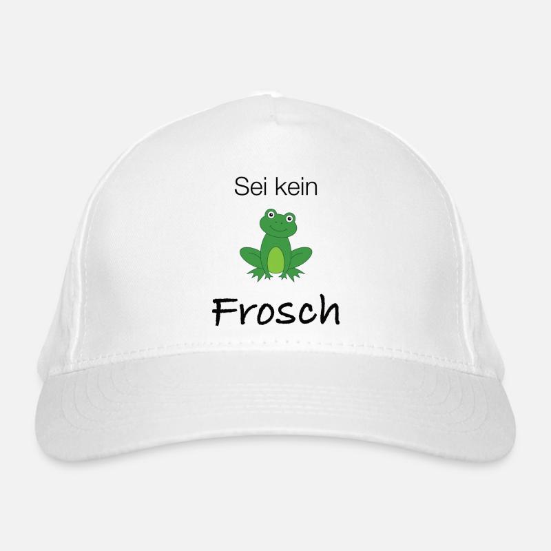 Sei kein Frosch Bio-Baseballkappe