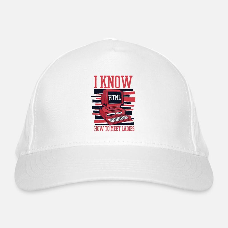 Je sais chaud pour rencontrer des dames Developer Coder Casquette classique bio