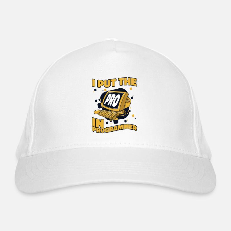 J’ai mis le pro dans Programmeur Developer Coder Casquette classique bio
