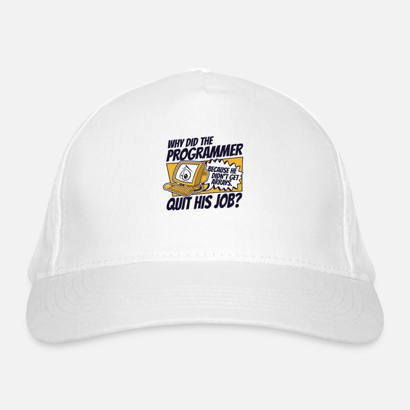 Pourquoi Programmer a-t-il quitté Job Developer Coder Casquette classique bio