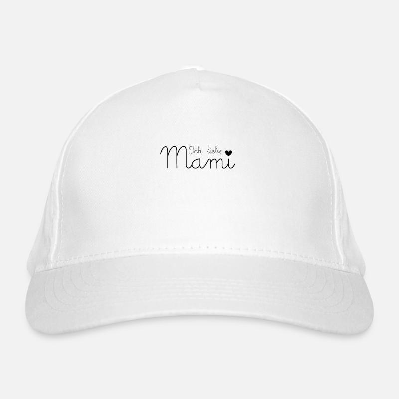 Ich liebe Mami Bio-Baseballkappe