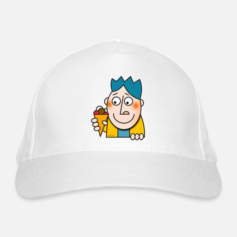 'ice cream' Organic Baseball Cap