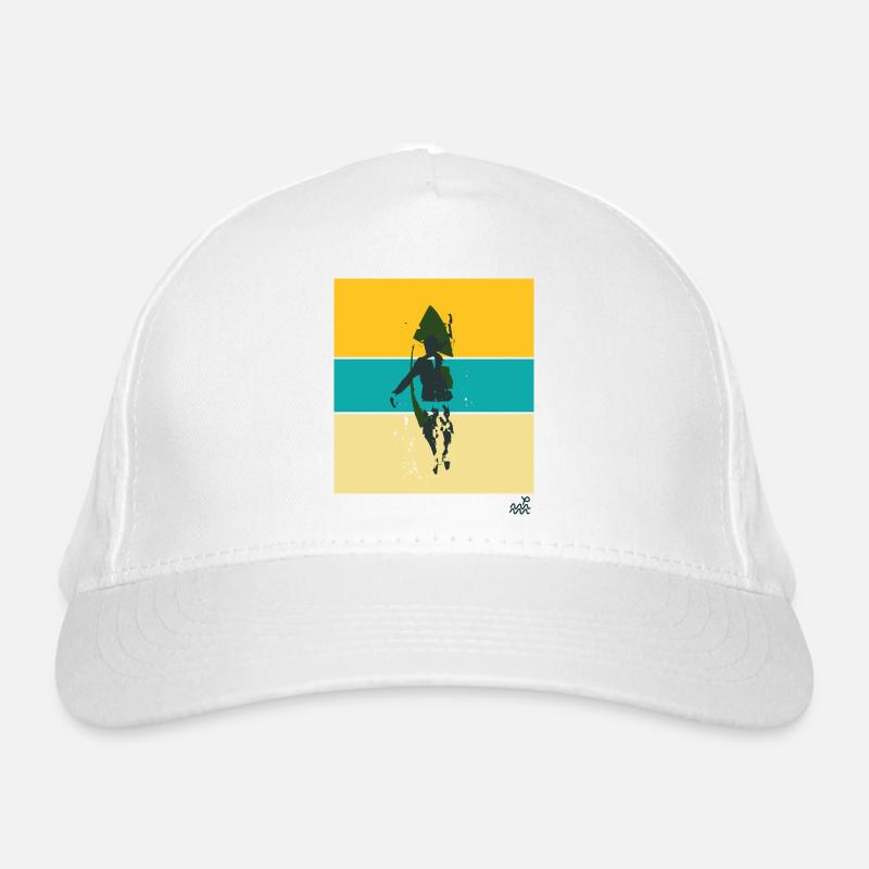Paddling - Organic Baseball Cap - white