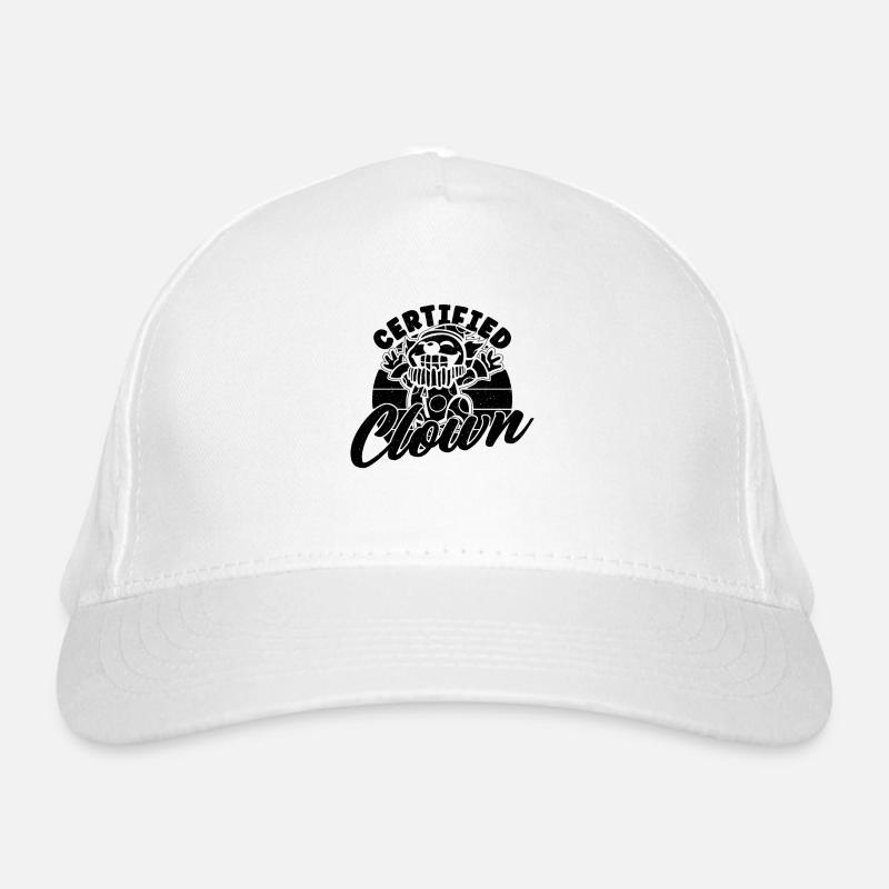 Clown certifié Artiste de cirque Clowns de cirque Casquette classique bio
