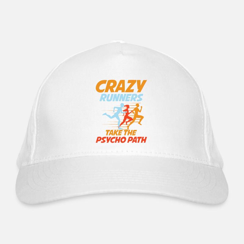 Crazy Runners Take The Psycho Path Bio-Baseballkappe