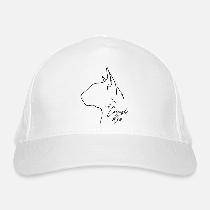 Cornish Rex Profil Katzen Katze Wilsigns Bio-Baseballkappe