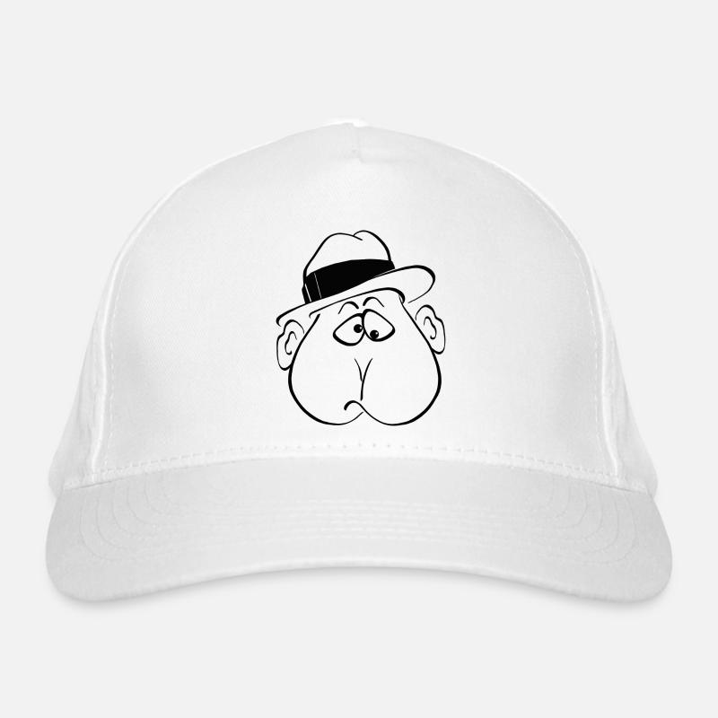 Visage avec chapeau Casquette classique bio