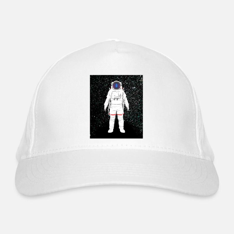 Astronaut im Kosmos Bio-Baseballkappe