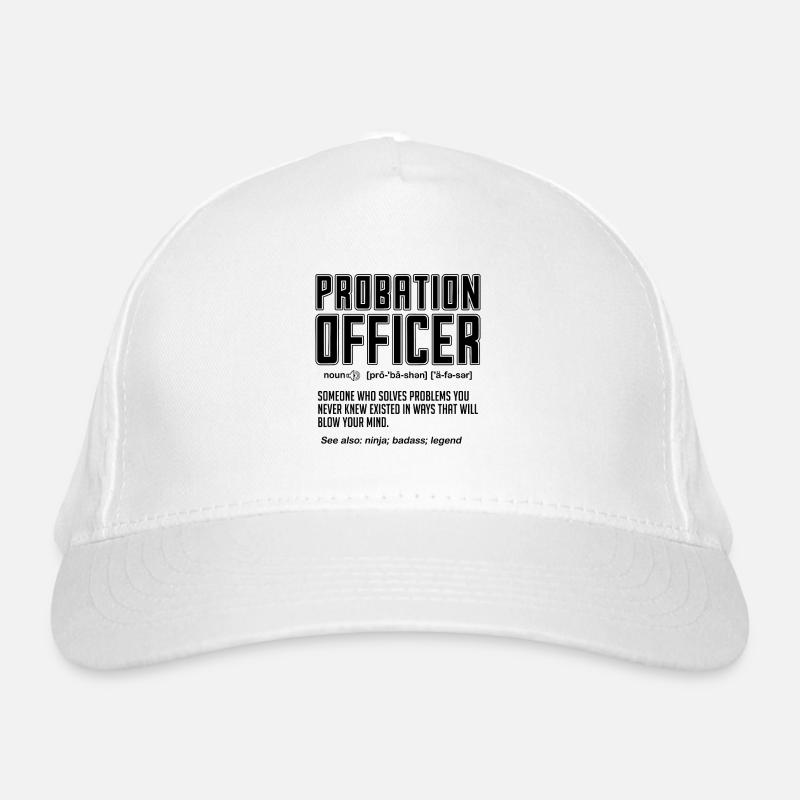 Probation Officer Someone Who Solves Correctional Bio-Baseballkappe