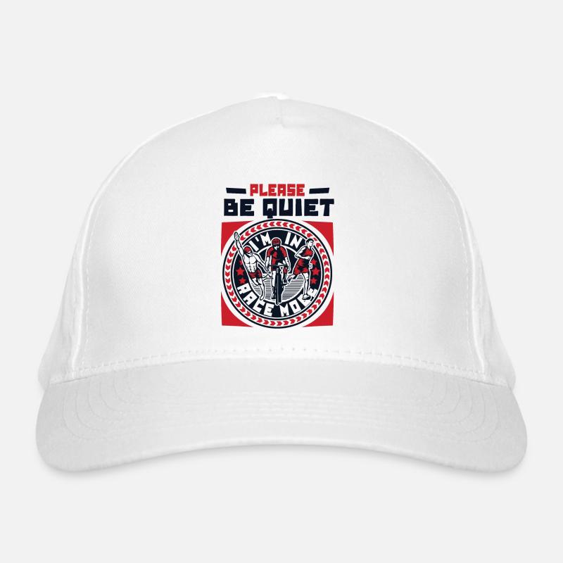 Je suis en mode course Triathlète Entraînement Vélo de triathlon Casquette classique bio