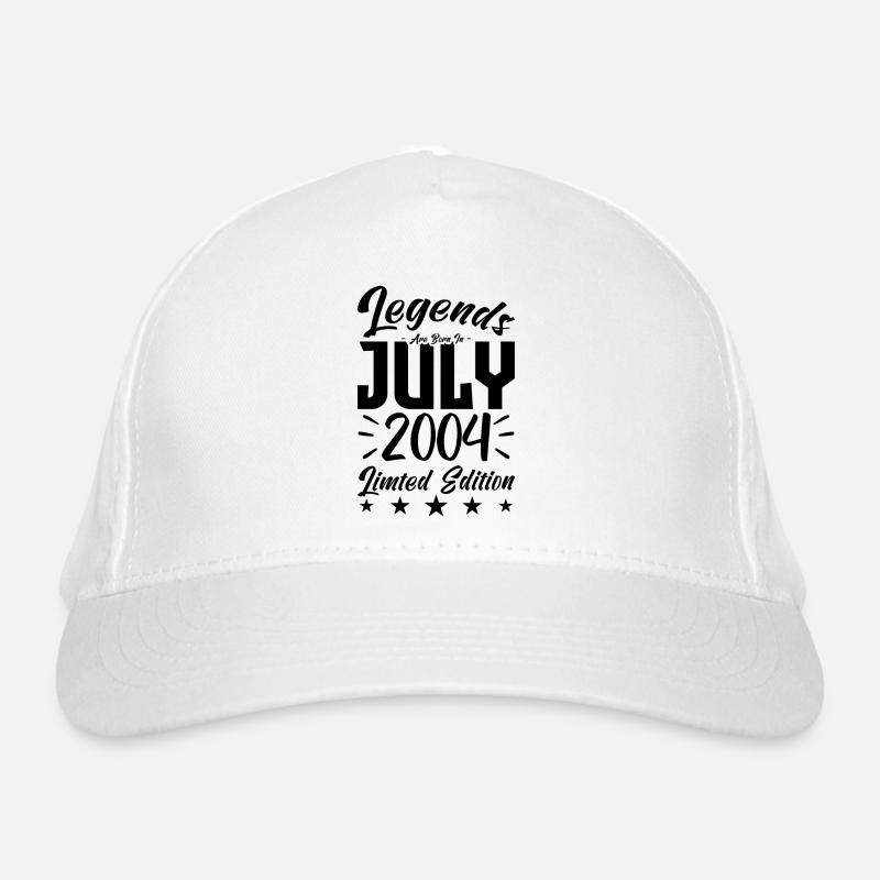 Born in July 2004. Birthday gift. Organic Baseball Cap