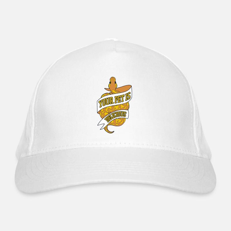 Votre animal de compagnie est délicieux serpent Python boule de banane Casquette classique bio