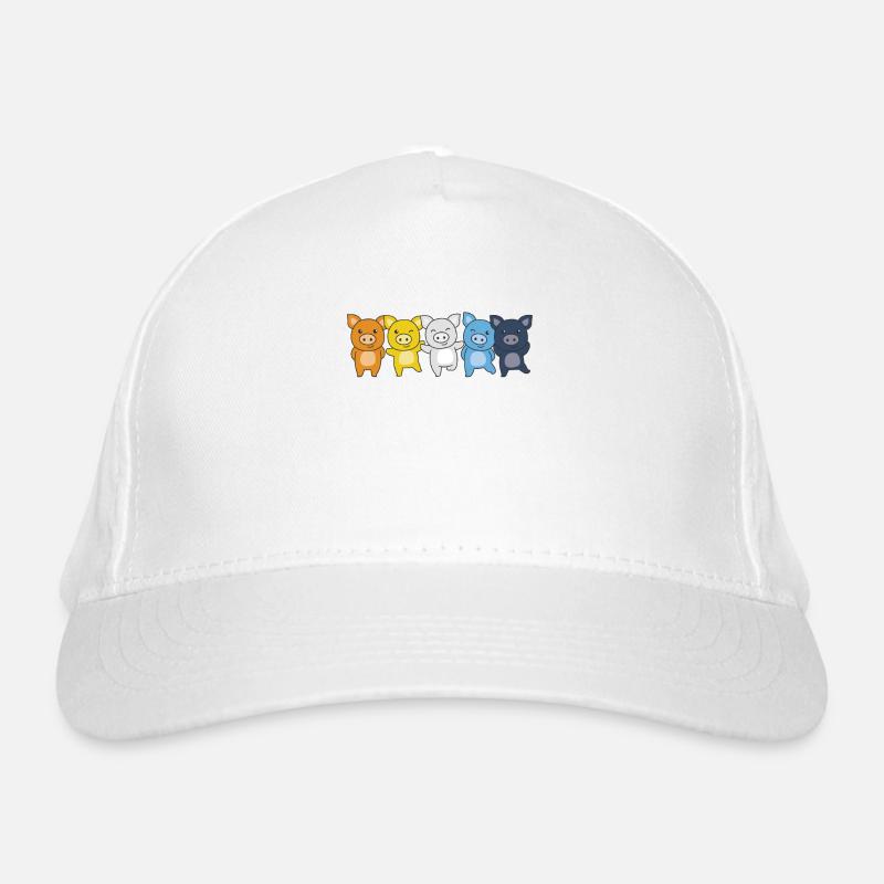 Aroace Flag Pride LGBTQ cochon mignon Casquette classique bio