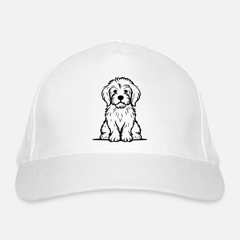 Doodle Puppy Organic Baseball Cap