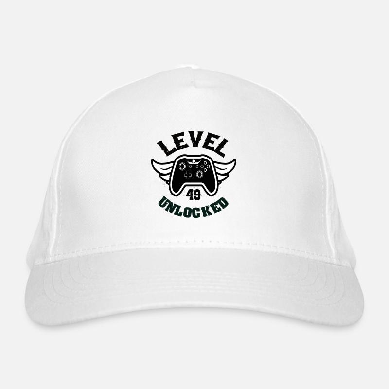 Niveau 49 Débloqué 49 Anniversaire Casquette classique bio