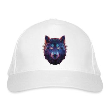 Loup sauvage - Casquette classique bio - blanc - Devant
