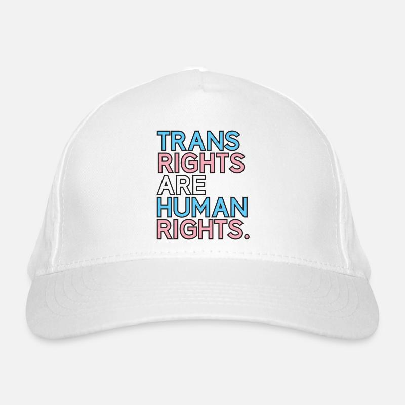 Pride Month LGBT - Trans-Rechte sind Menschenrechte Bio-Baseballkappe