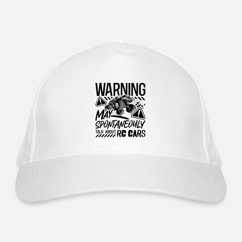 Warning May Spontaneously Model Maker RC Racer Organic Baseball Cap