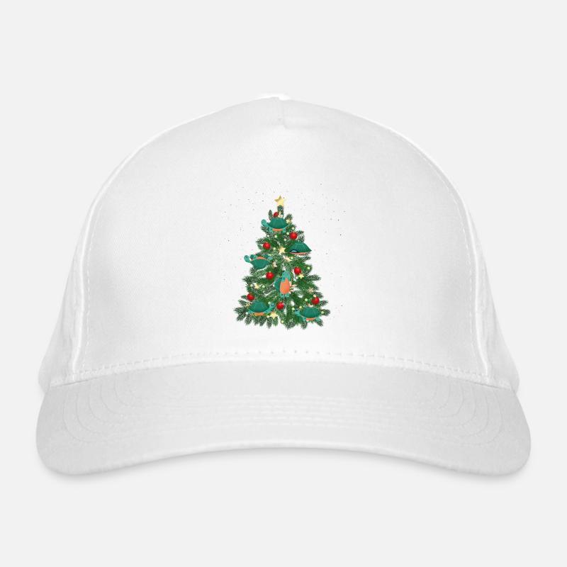 Sea Turtle Tortoise Christmas Tree Bio-Baseballkappe