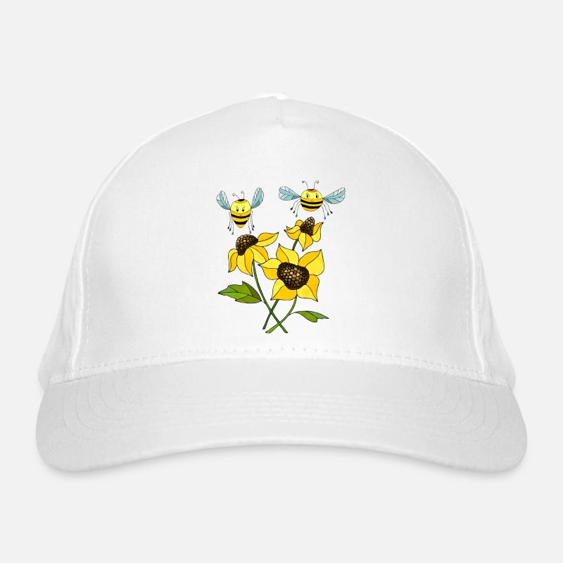 Bees Organic Baseball Cap