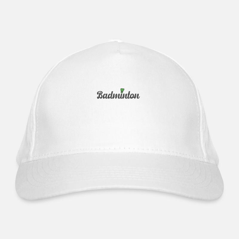 Badminton Organic Baseball Cap