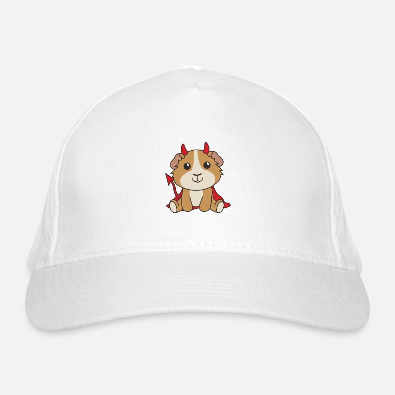 Guinea Pig Happy Halloween Devil Costume Organic Baseball Cap