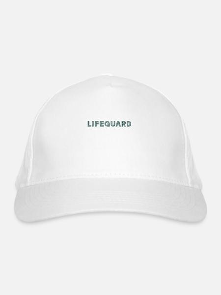 Lifeguard Rettungsschwimmer - Bio-Baseballkappe - Weiß